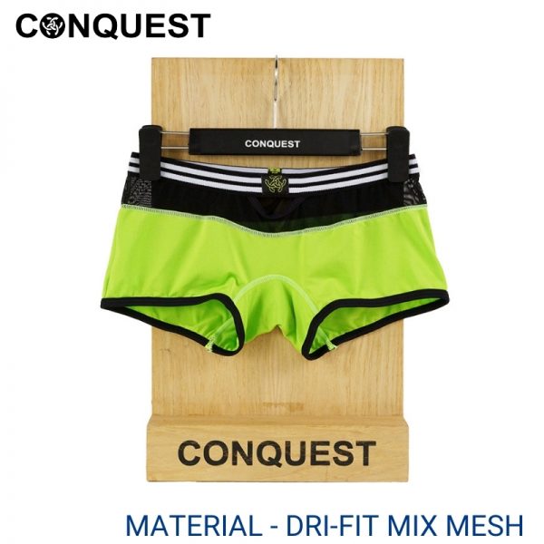 Undergarments For Women CONQUEST WOMEN MICROFIBRE POLYESTER FABRIC SHORTY (2 pcs pack) Green Colour Front View