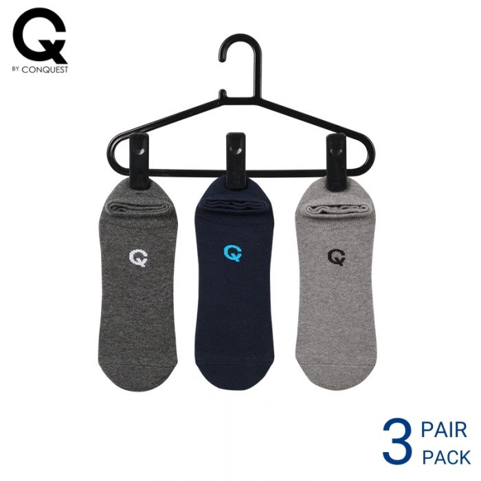 ASSORTED MEN'S AND WOMEN'S CONQUEST SPORT SOCKS (3 pairs pack)