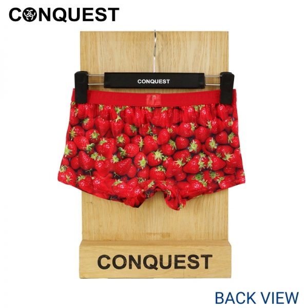 CONQUEST WOMEN SHORTY UNDERWEAR RED STRAWBERRY (2 pcs pack)