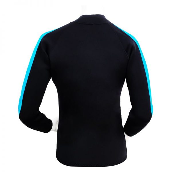 CONQUEST WOMEN LONG SLEEVE 3MM DIVING WETSUIT TOP BACK VIEW