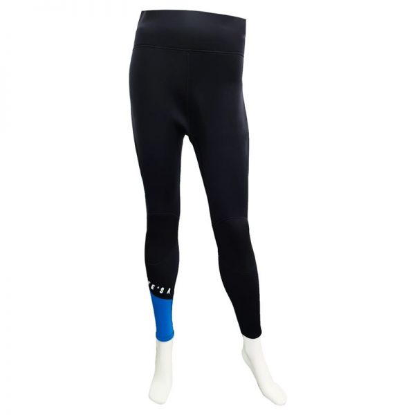 CONQUEST WOMEN LONG PANT 3MM DIVING WETSUIT BOTTOM IN BLUE