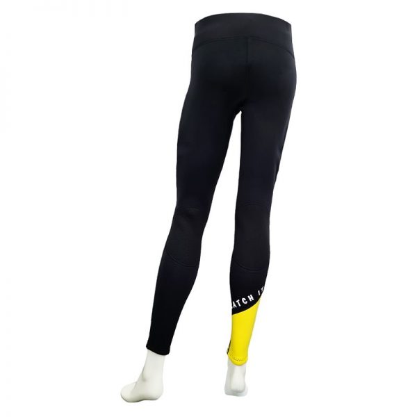 CONQUEST WOMEN 3MM LONG PANT SCUBA DIVING WETSUIT BOTTOM IN YELLOW