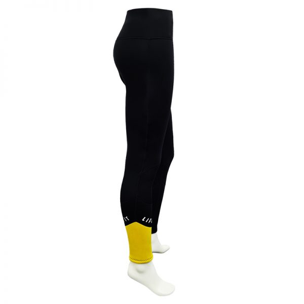 CONQUEST WOMEN 3MM LONG PANT SCUBA DIVING WETSUIT BOTTOM IN YELLOW