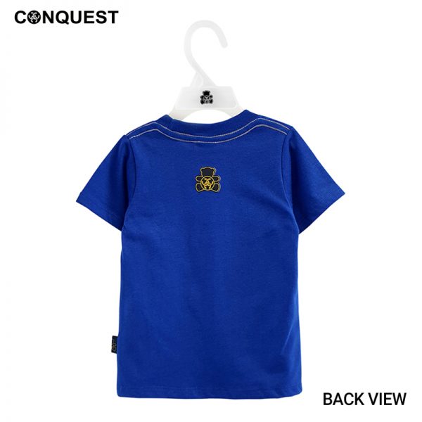 BABY T SHIRT IN BLUE CONQUEST TODDLER BABY MOCO TEE
