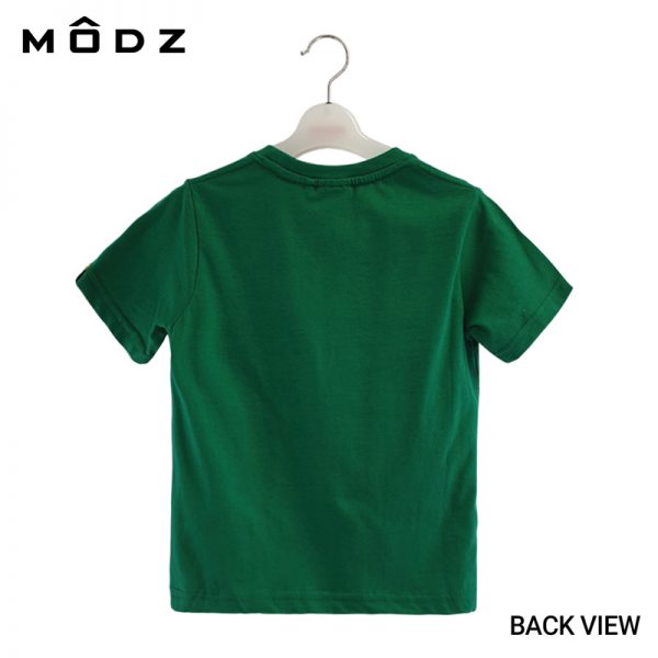 Online Kids Outfits And Clothes Malaysia MODZ Kids FC Single Jersey Tropical Graphic Round Neck Tee Green Colour Back ViewOnline Kids Outfits And Clothes Malaysia MODZ Kids FC Single Jersey Tropical Graphic Round Neck Tee Green Colour Back View