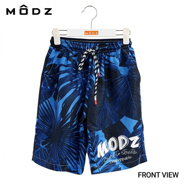 MODZ MENS TROPICANA BLUE SWIM TRUNK SHORT PANTS FOR MEN