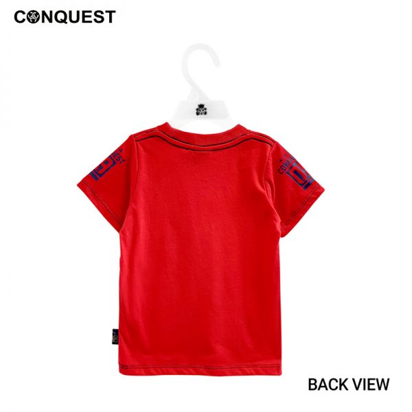 BABY T Shirt in red CONQUEST TODDLER CONQUEST 09 TEE