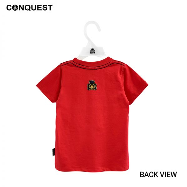 baby t shirt in red CONQUEST TODDLER BORN TO INSPIRE TEE