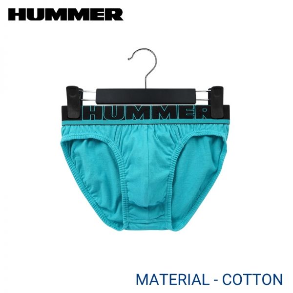 Hummer Underwear HUMMER MEN MINI (3 pcs pack) TURQUOISE 38MM ELASTIC WAISTBAND COTTON