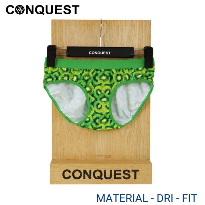 Panties For Women CONQUEST WOMEN MINI (3 pcs pack) Green Kiwi Design