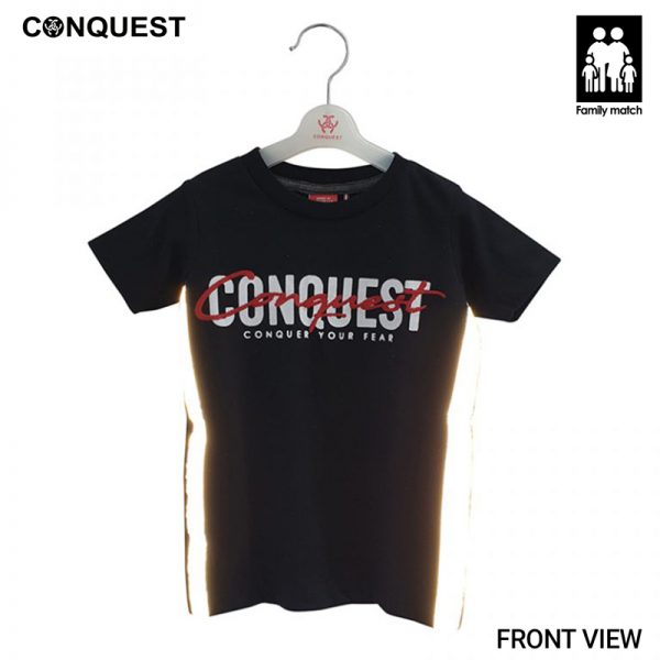 Nascar T-Shirt CONQUEST KIDS REFLECTIVE TEE REFLECTIVE CUT AND SEW FRONT VIEW