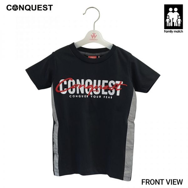 Nascar T-Shirt CONQUEST KIDS REFLECTIVE TEE CUT AND SEW FRONT VIEW