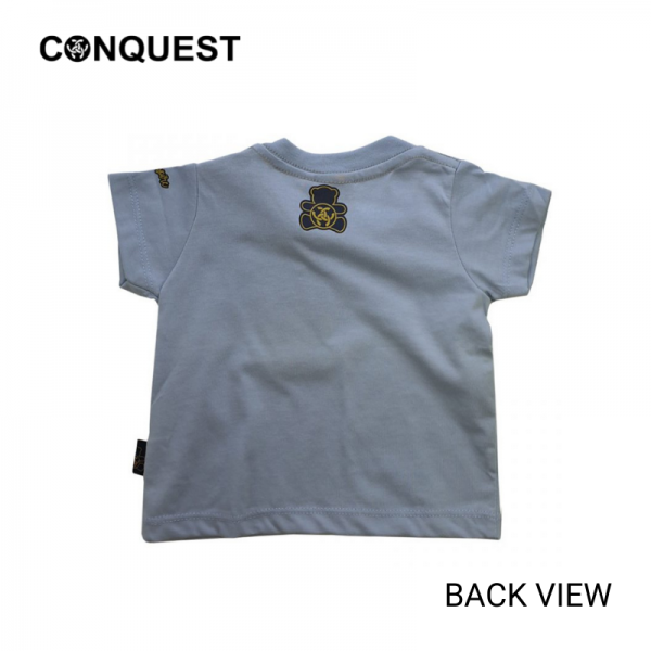 BABY T SHIRT IN GREY BLUE CONQUEST TODDLER BTI TEE
