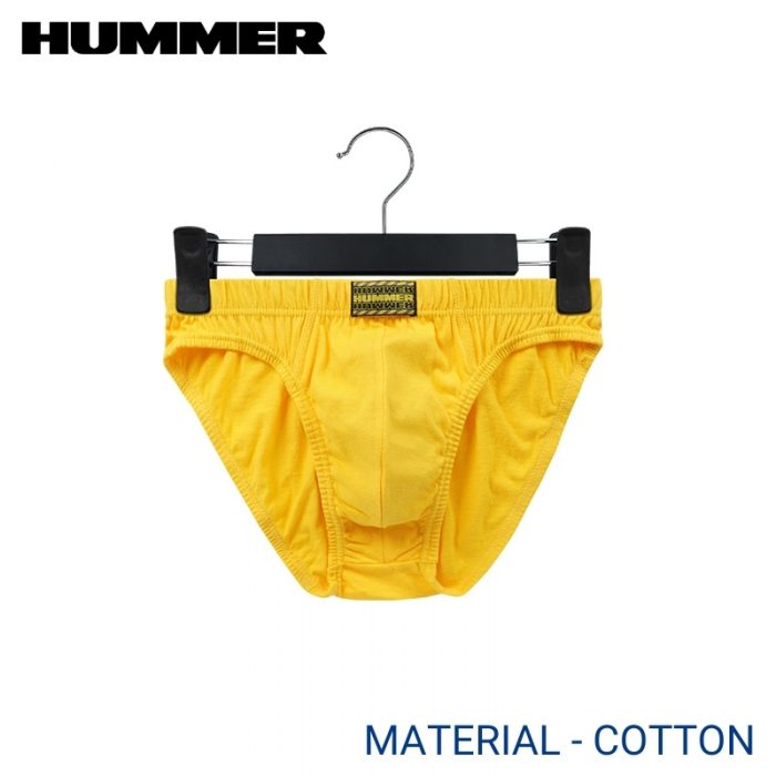 Hummer Underwear HUMMER MEN MINI (3 pcs pack) YELLOW 25MM COVERED WAISTBAND COTTON