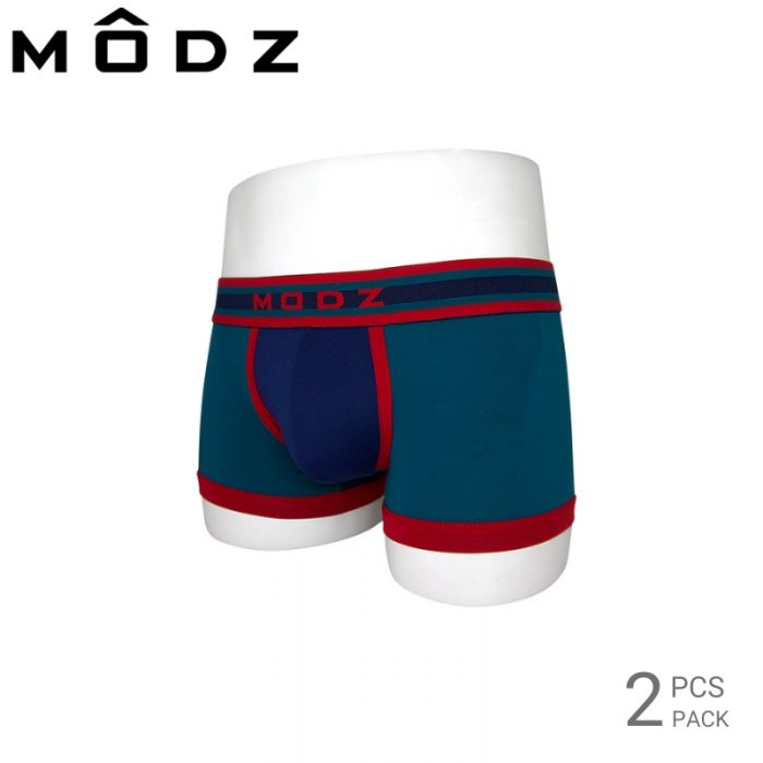 MODZ MALE UNDERWEAR DRI-FIT SHORTY IN NAVY AND RED COLOUR (2 pcs pack)