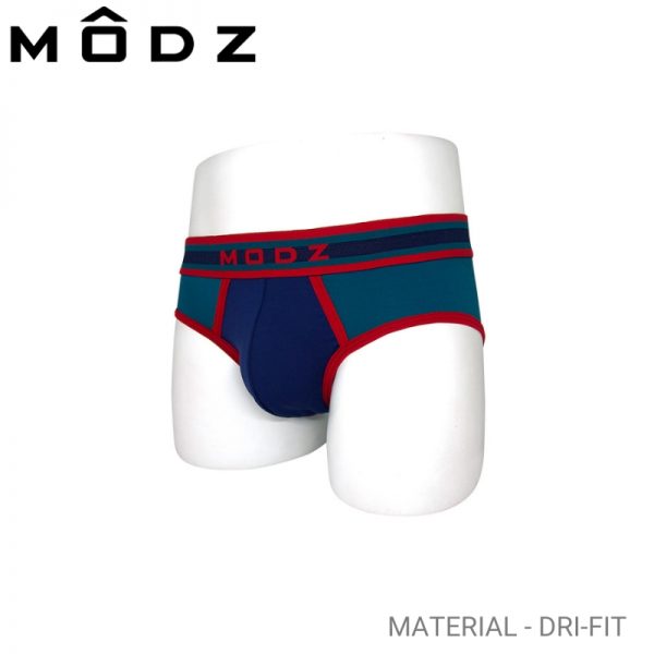 MODZ MALE UNDERWEAR DRI-FIT MINI BRIEF IN NAVY AND RED COLOUR (3 pcs pack)