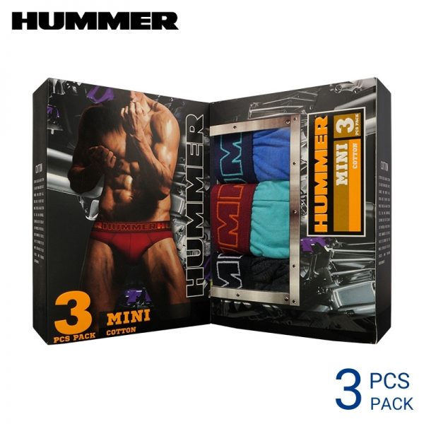 HUMMER MEN MINI EXTRA SIZE (3 pcs pack) Underwear