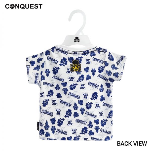 BABY T SHIRT CONQUEST BABY MOCO NY CITY TEE Back View
