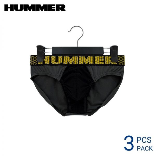 HUMMER MEN MINI EXTRA SIZE (3 pcs pack) Underwear in Black