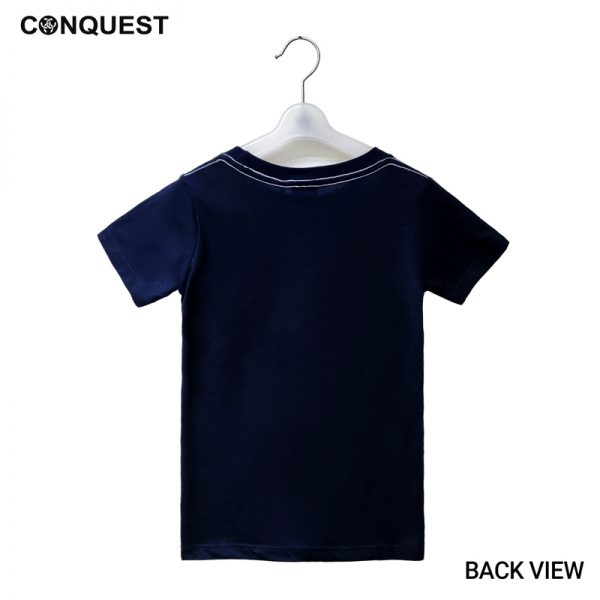 Online Kids Outfits And Clothes Malaysia Online Kids Clothes Malaysia CONQUEST KIDS OUTLINE CAR TEE Black Colour Back View