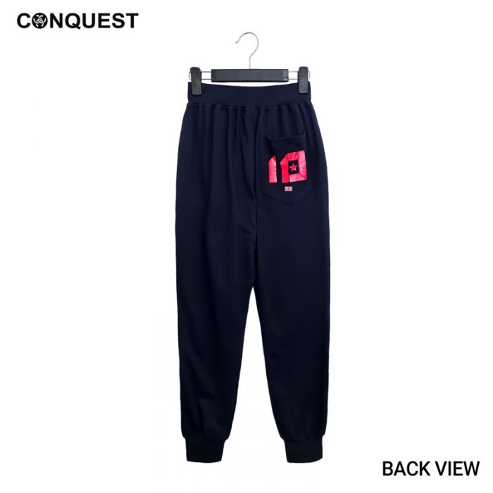 Men Jogger Pants Malaysia CONQUEST MEN ENGLAND JOGGER PANT In Navy Back View