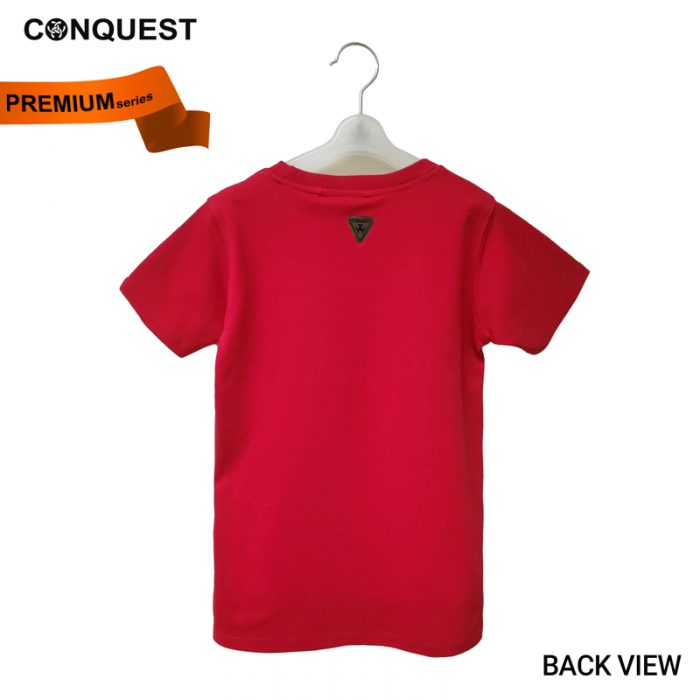Online Kids Outfits And Clothes Malaysia CONQUEST KIDS LIMITED PREMIUM TIGER TEE Red Colour Back View