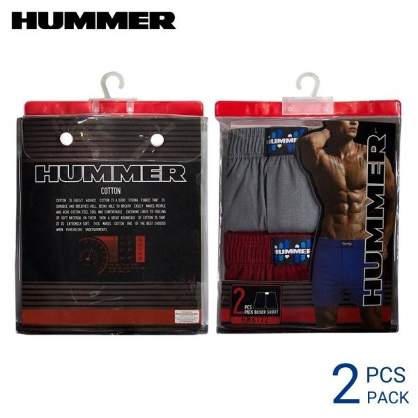 HUMMER MEN BOXER EXTRA SIZE (2 PCS PACK) Underwear