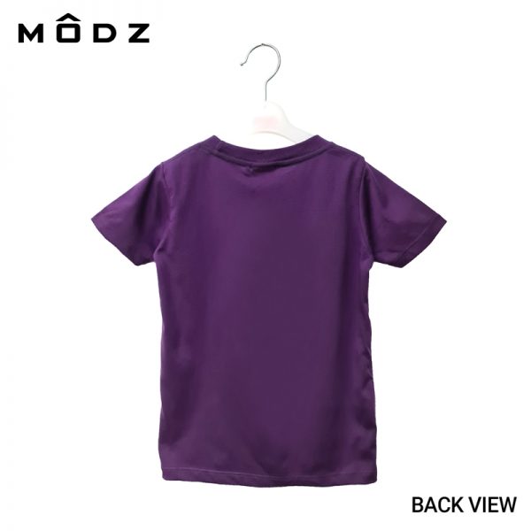 Online Kids Outfits And Clothes Malaysia MODZ KIDS UNSTOPPABLE TEE Purple Colour Back View