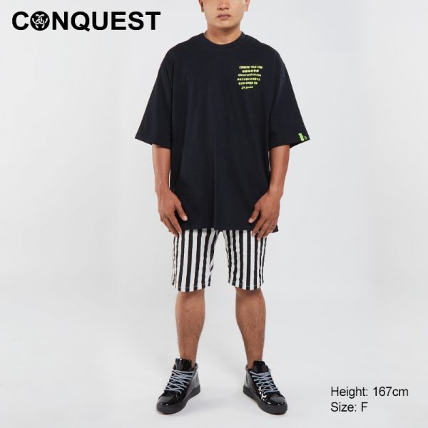 Conquest T Shirt CONQUEST MEN LIMITED PREMIUM OVERSIZED C.Y.F TEE FRONT VIEW