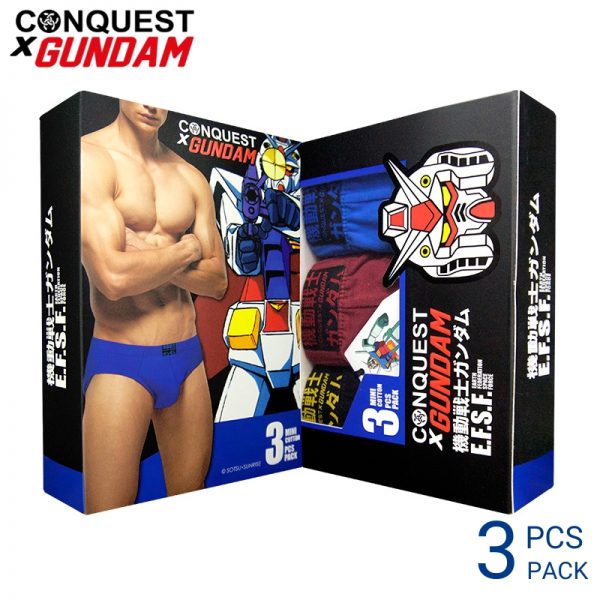 CONQUEST X GUNDAM MEN MINI (3 pcs pack) Underwear