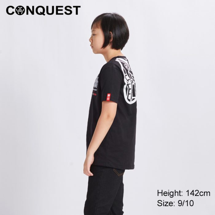 Kids Clothes Online Malaysia CONQUEST X GUNDAM KIDS RX-78-2 TEE In Black Side View