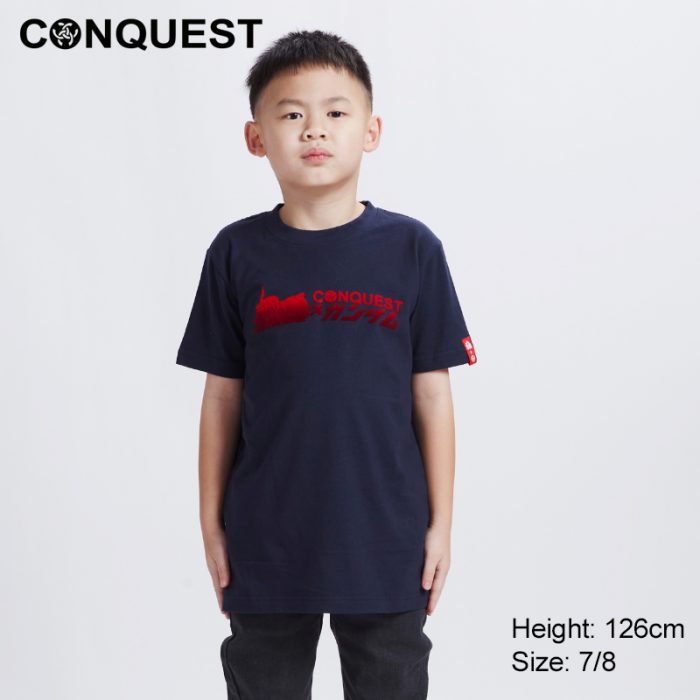 CONQUEST X GUNDAM KIDS CLOTHES MEN ZAKU GRADIENT TEE ONLINE IN BLUE MALAYSIA