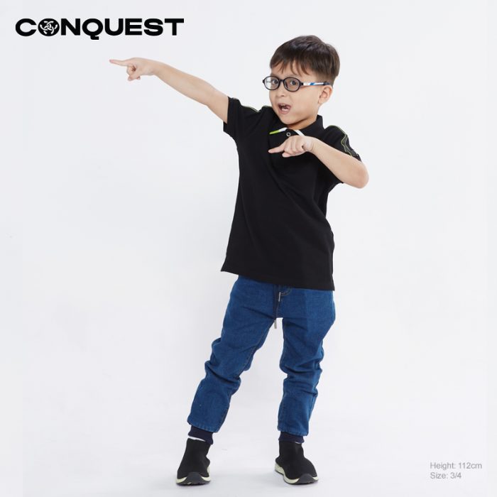ONLINE CONQUEST KIDS CLOTHES CONQUEST-09 TAPE POLO TEE MALAYSIA