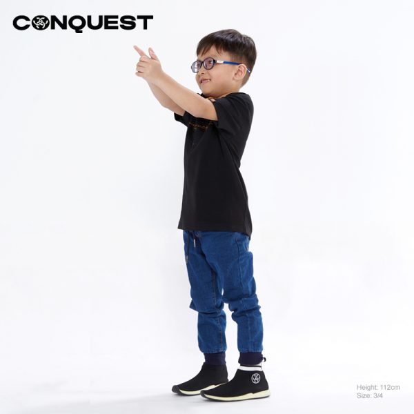 ONLINE CONQUEST KIDS CLOTHES AK-47 DIAMOND STUD TEE MALAYSIA KID POINTING UP