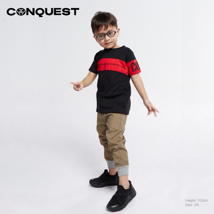 CONQUEST KIDS CUSF COLOUR-BLOCKED KID WEARING ONLINE CLOTHES MALAYSIA