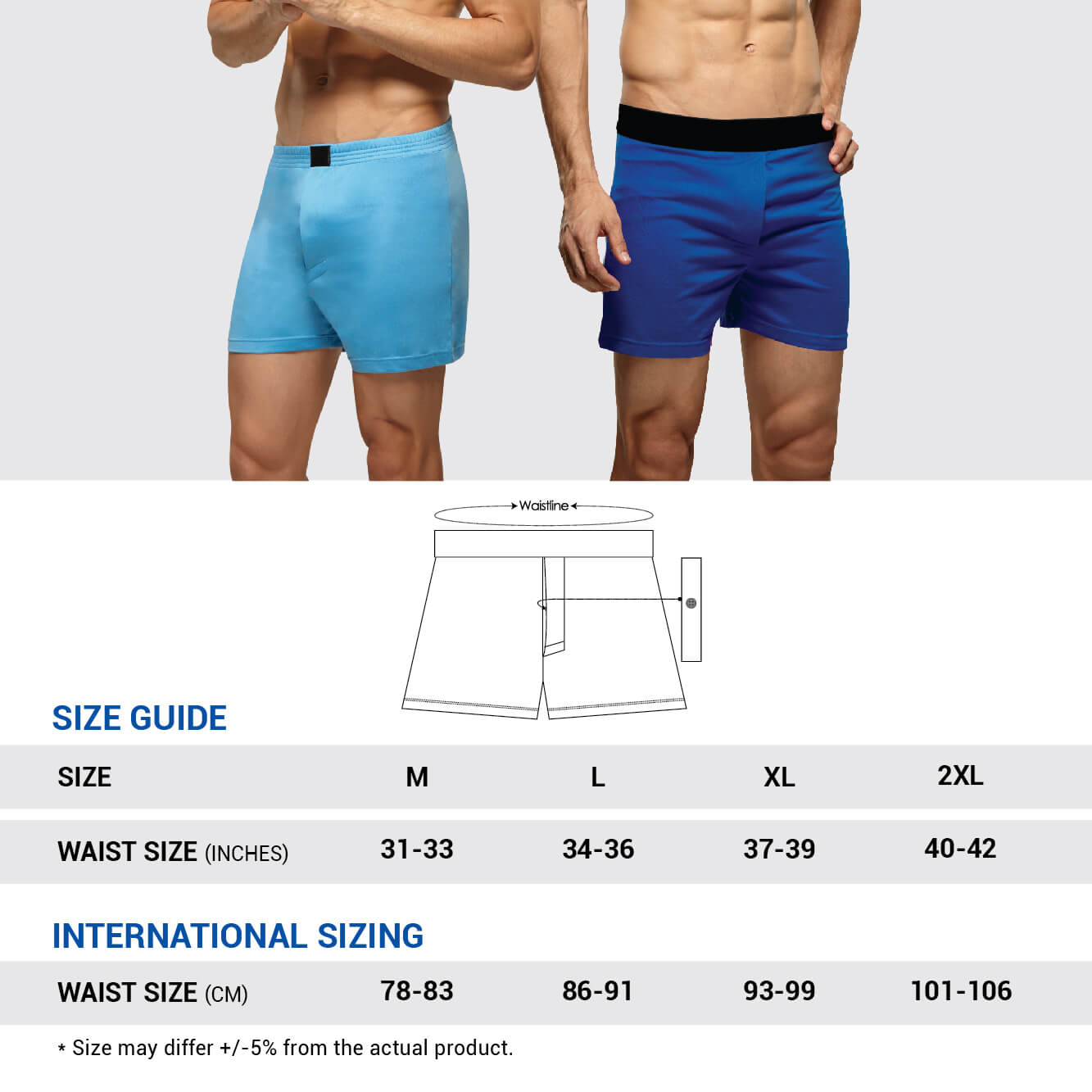 Confidence Unleashed Decoding The Men S Underwear Size Chart