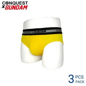 Sports underwear: Men's yellow sports briefs from the Conquest X Gundam collection